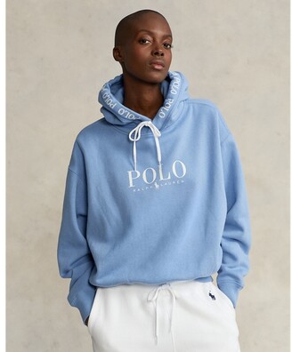 Polo Ralph Lauren Repeat-Logo Fleece Hoodie - ShopStyle