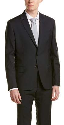 Roberto Cavalli Wool Suit With Flat Front Pant