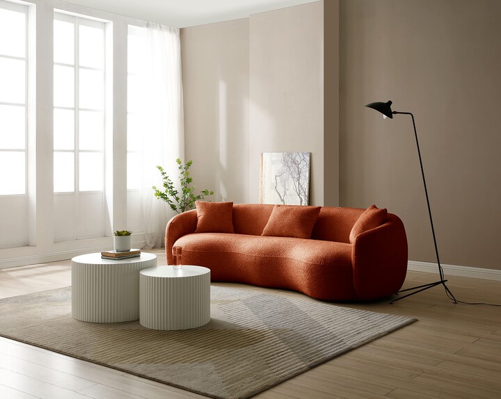 Yunlife Home Modern Cloud Curved Sofa