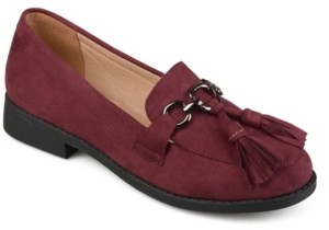 plum loafers