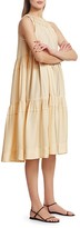 Thumbnail for your product : Rosetta Getty Tiered Halter Midi Dress
