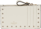 Thumbnail for your product : Valentino Garavani Rockstud Zipped Card Case