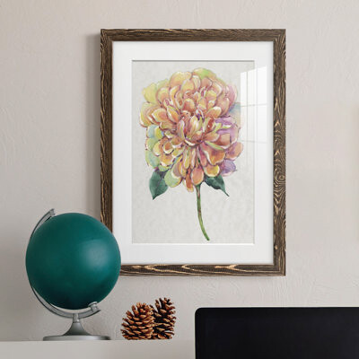 Red Barrel Studio Multicolor Floral I Premium Framed Matte - Ready To Hang