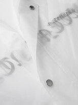 Thumbnail for your product : Vetements Logo-Print Rubber Raincoat - Men - Neutrals