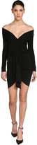 Thumbnail for your product : Alexandre Vauthier Off Shoulder Stretch Jersey Mini Dress