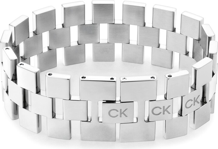 Calvin Klein Silver Bracelets | ShopStyle