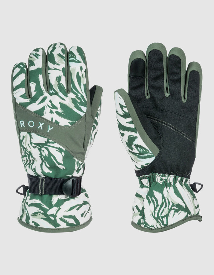 Roxy Jetty Gloves (Deep Green Extreme - Nimal) ShopStyle Cold Lichen Gloves Weather