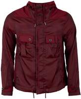 Thumbnail for your product : Pretty Green Iridescent Hooded Jacket Colour: BURGUNDY, Size: SMALL