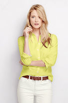 Thumbnail for your product : Lands' End Women's Solid Washed Oxford Shirt