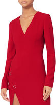 Thumbnail for your product : Thierry Mugler Metal Ring Detail V-Neck Dress Red 36