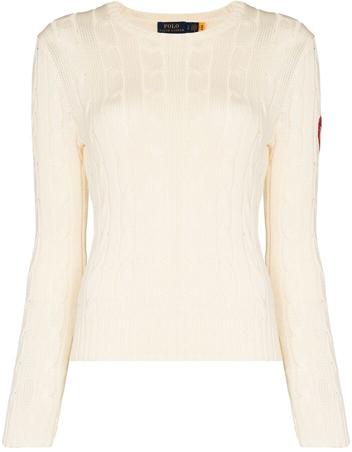 Polo Ralph Lauren Julianna heart motif jumper - ShopStyle Sweaters