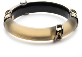 Alexis Bittar Two-Tone Sectioned Hinge Bracelet
