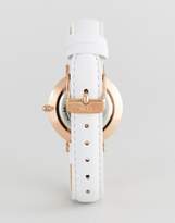 Thumbnail for your product : Daniel Wellington Dw00100189 Classic Petite Leather Watch In White 32mm