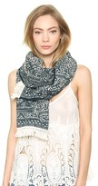 Thumbnail for your product : Madewell Indigo Tile Print Scarf