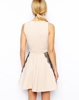 Thumbnail for your product : ASOS TALL Lace Paneled Skater Dress