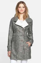 Thumbnail for your product : Kenneth Cole New York Metallic Tweed Trench Coat