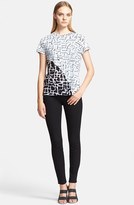 Thumbnail for your product : Proenza Schouler Print Asymmetrical Jersey Tee