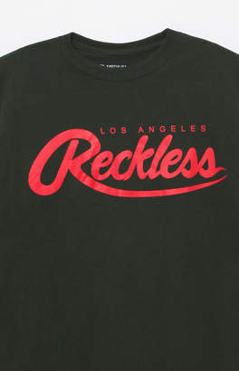 Young & Reckless Big R Script Black T-Shirt