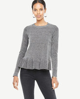 Thumbnail for your product : Ann Taylor Petite Ruffle Hem Sweater