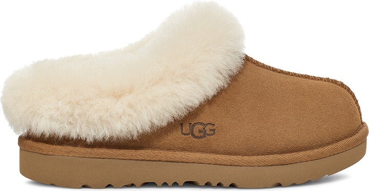 UGG Kids' Moraene Genuine Sheepskin & Faux Fur Lined Slipper - ShopStyle  Girls' Shoes
