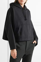 Thumbnail for your product : Acne Studios Joggy Cropped Cotton-jersey Hoodie - Black