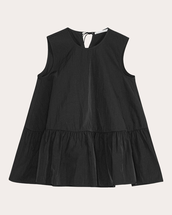 Asta Recycled Taffeta Peplum Top