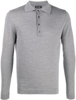 Thumbnail for your product : Cenere GB Long Sleeved Knitted Polo Shirt