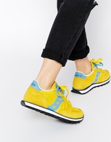 Thumbnail for your product : Saucony Jazz Low Pro Yellow/Blue Trainers