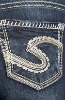 Thumbnail for your product : Silver Jeans Co. 'Suki' Curvy Fit Cuffed Denim Shorts (Indigo)