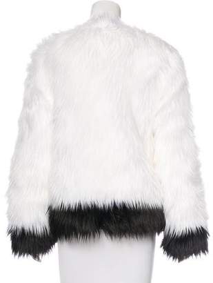MICHAEL Michael Kors Faux Fur Short Coat