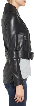 Rudsak Women's Tatoi Convertible Leather Moto Jacket