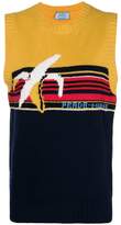 Thumbnail for your product : Prada intarsia knit sleeveless top
