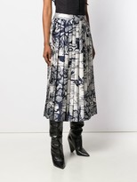 Thumbnail for your product : VVB Pleated Print Skirt