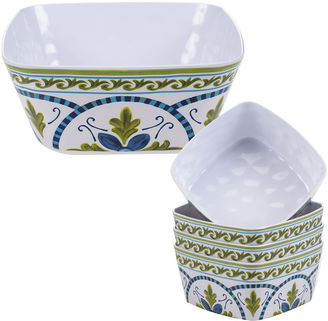 Certified International Blue Grotto 5-pc. Salad and Serving Bowl Set