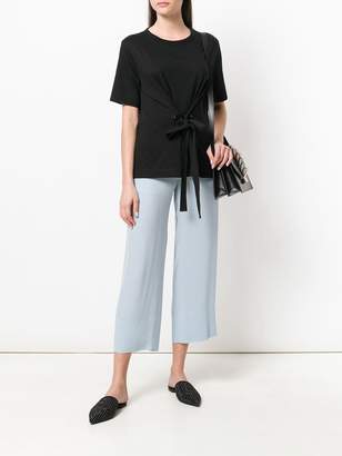 Theory cropped straight-leg trousers