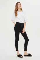 Thumbnail for your product : Topshop Moto lace up fly jamie jeans