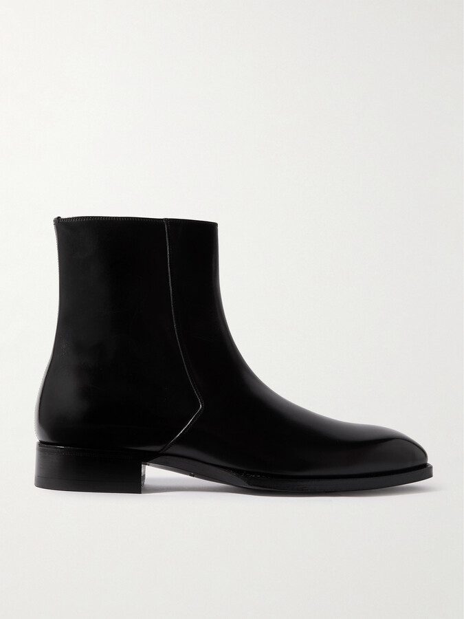 Tom Ford Elkan Leather Chelsea Boots