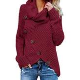 Thumbnail for your product : Changeshopping Blouse Sweater Blouse,Women Button Long Sleeve Sweatshirt Pullover Tops Changeshopping