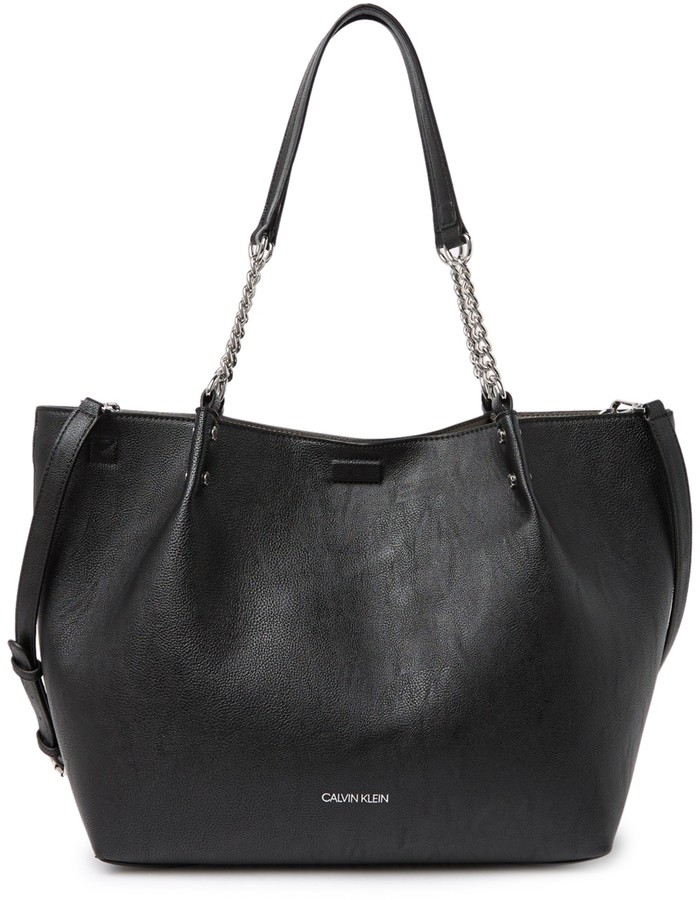 calvin klein novelty logo tote bag