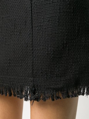 FEDERICA TOSI Strapless Tweed Mini Dress
