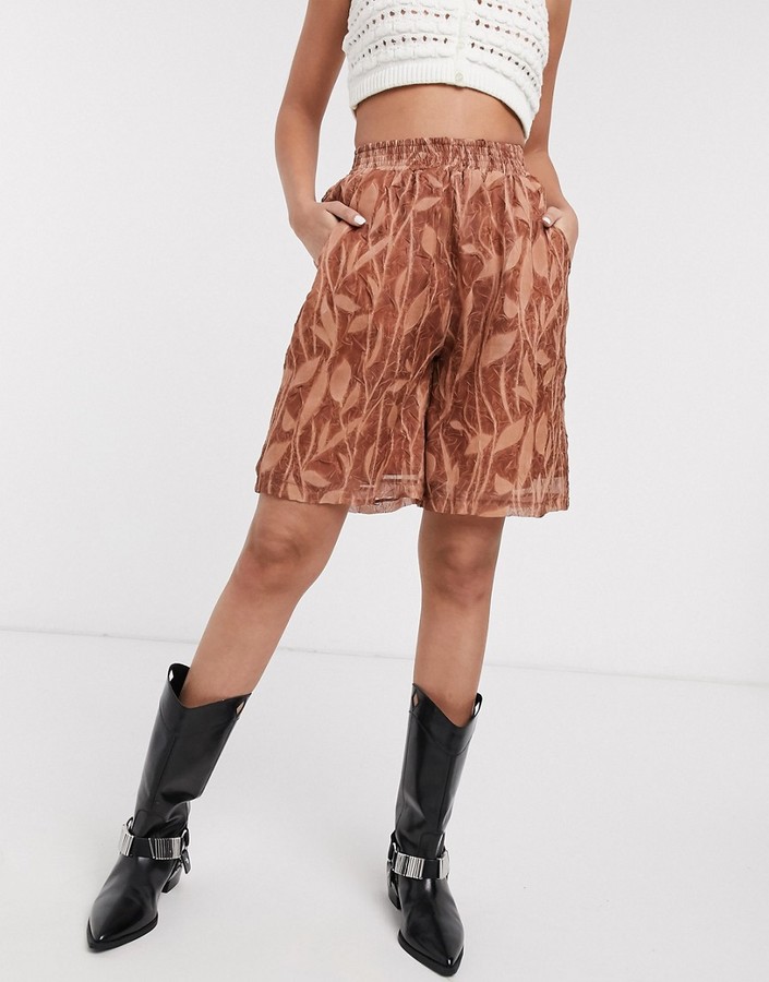 chiffon shorts