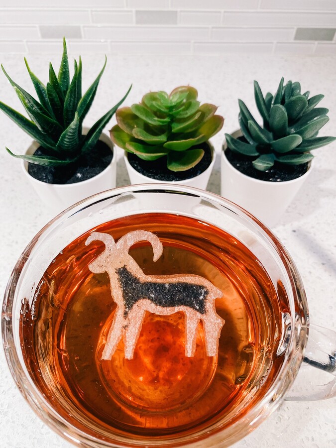 Aries Zodiac Tea Gift | Free Shipping 1 Mini Honeycomb with Every Order 6 Horoscope Bags Unique For Birthday | 6 Bags