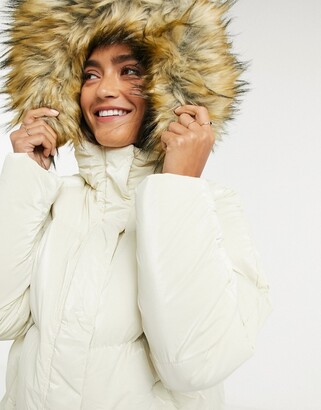 brave soul puffer parka jacket with hood