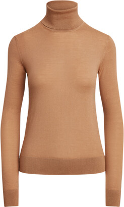 camel turtleneck women's