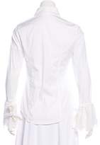 Thumbnail for your product : Pinko Point Collar Button-Up Top