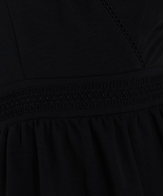 MinkPink Lets Dance Mini Dress Black
