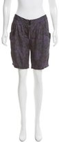 Thumbnail for your product : Baja East Abstract Mid-Rise Shorts