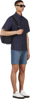 Thumbnail for your product : Marc by Marc Jacobs Blue Check Cotton Shorts