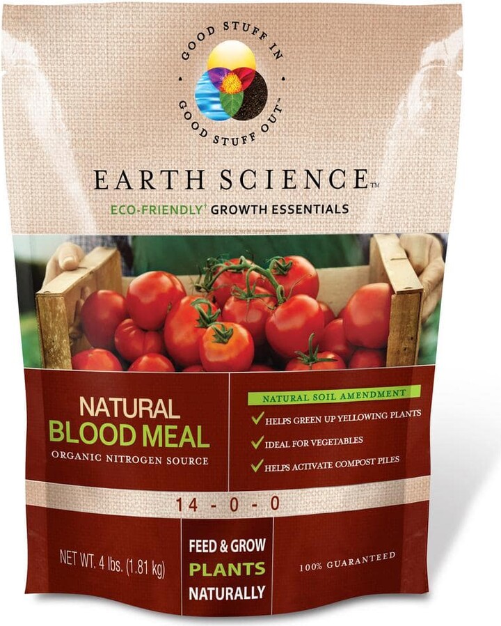 Earth Science 4 lbs. Organic All-Purpose Blood Meal Plant Food Fertilizer