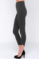 Thumbnail for your product : Lulus Fit to Kill Cropped Grey Leggings